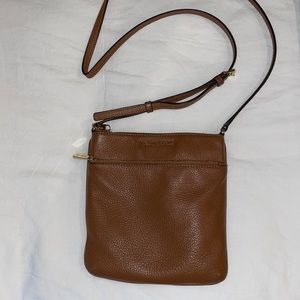 Micheal kors leather crossbody bag.